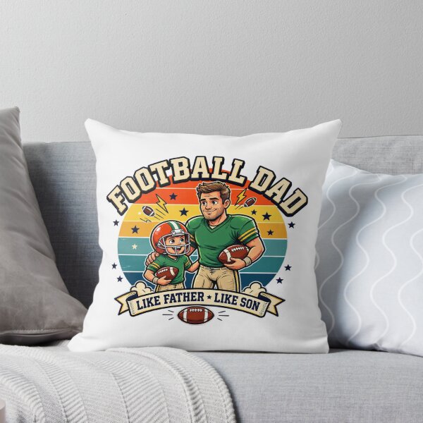Item preview, Football Dad Father Son American Football Vintage Retro Sports Gift designed and sold by DIRTYSKETCHH.