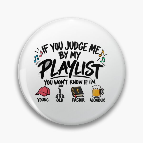 Item preview, Judge Me by my music or my Playlist  designed and sold by OuterFuselage.