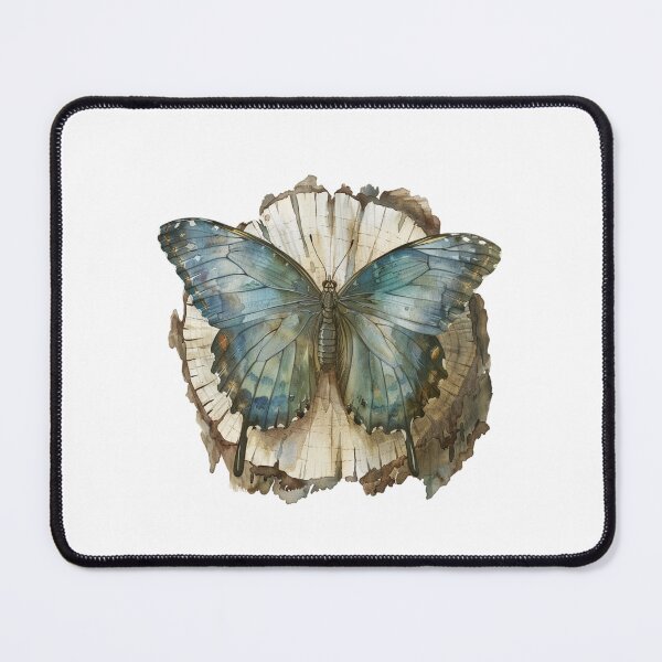 Item preview, Blue Butterfly | Elegant Nature Aesthetic Art designed and sold by Mandayartstudio.