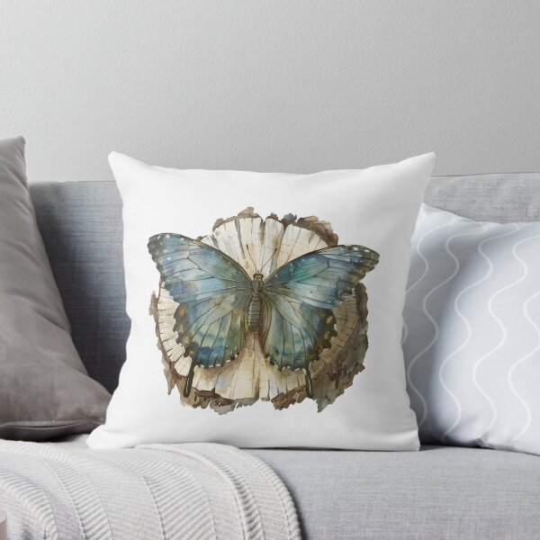 Item preview, Blue Butterfly | Elegant Nature Aesthetic Art designed and sold by Mandayartstudio.