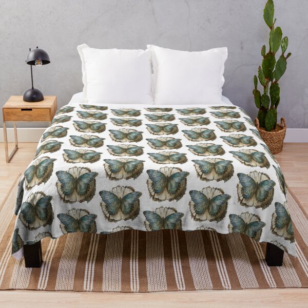Item preview, Blue Butterfly | Elegant Nature Aesthetic Art designed and sold by Mandayartstudio.