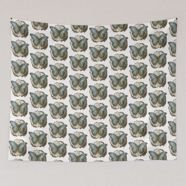 Item preview, Blue Butterfly | Elegant Nature Aesthetic Art designed and sold by Mandayartstudio.