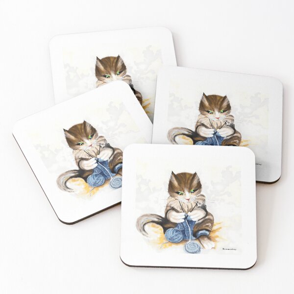 Item preview, Cat Knitting And Purrling designed and sold by Raniya-Otte.