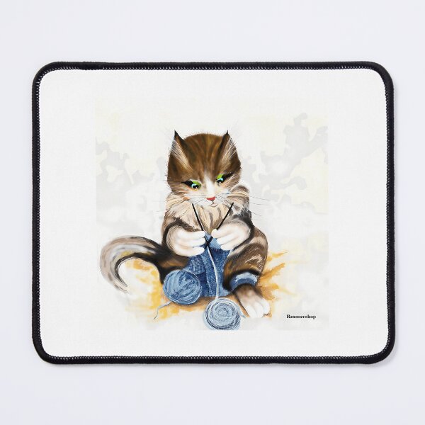 Item preview, Cat Knitting And Purrling designed and sold by Raniya-Otte.