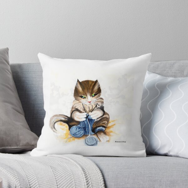 Item preview, Cat Knitting And Purrling designed and sold by Raniya-Otte.