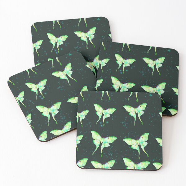 Item preview, Lunar Moth Repeating Pattern designed and sold by Clover Crow.