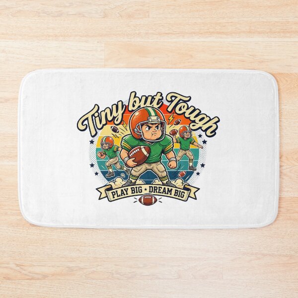 Item preview, Tiny But Tough Funny American Football Kid Retro Vintage Sports designed and sold by DIRTYSKETCHH.