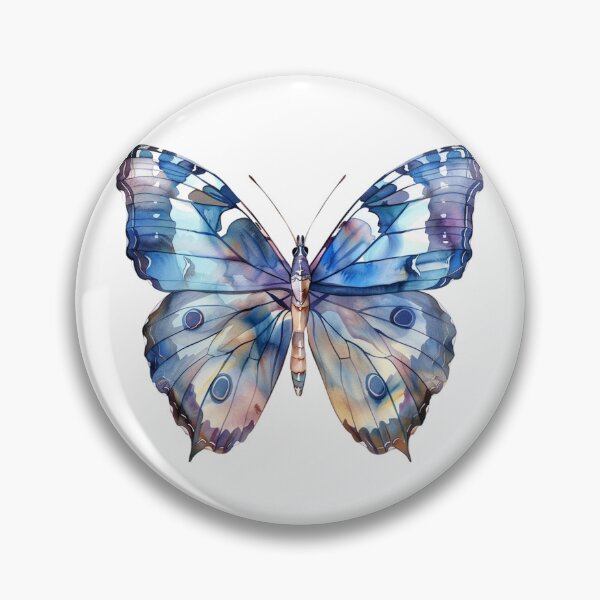 Item preview, Blue Butterfly | Elegant Nature Aesthetic Art designed and sold by Mandayartstudio.