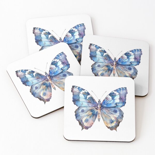 Item preview, Blue Butterfly | Elegant Nature Aesthetic Art designed and sold by Mandayartstudio.