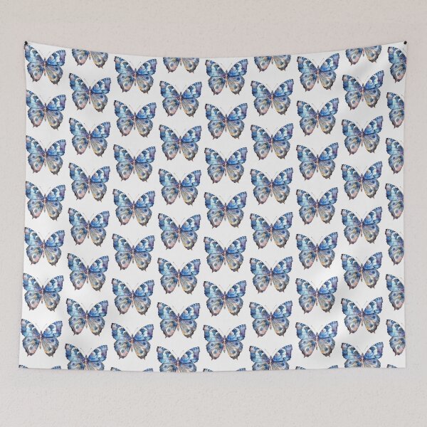 Item preview, Blue Butterfly | Elegant Nature Aesthetic Art designed and sold by Mandayartstudio.