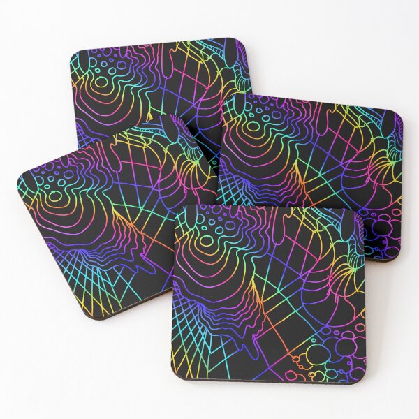 Item preview, Rainbow Realities| Trippy Psychedelic Line art.  designed and sold by Eddieverse.