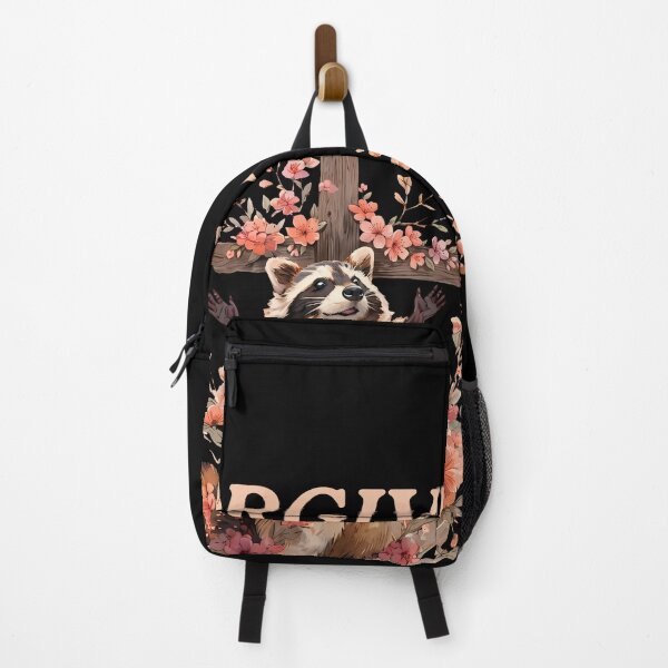 Item preview, Vintage Forgiven But Still Feral Christian Raccoon Floral designed and sold by KelsterRandom.