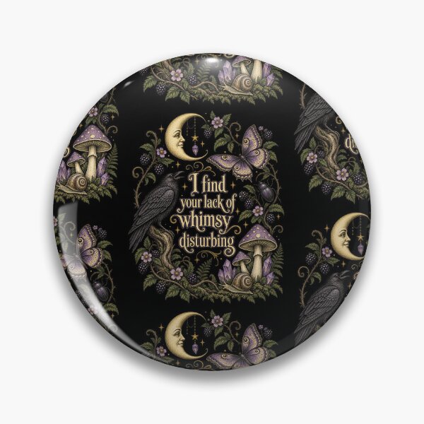 Item preview, I Find Your Lack Of Whimsy Disturbing Cute Raven Cottagecore Design designed and sold by JapanAnimeSH1.