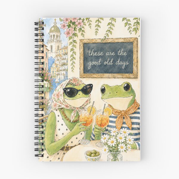 Item preview, Italian Summer Frog Spritz Art designed and sold by Seillean Daisy Society.