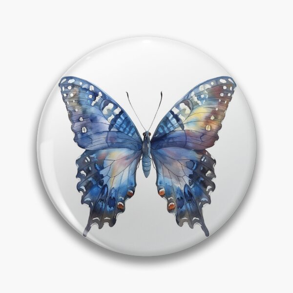 Item preview, Blue Butterfly | Elegant Nature Aesthetic Art designed and sold by Mandayartstudio.