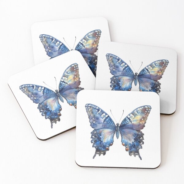 Item preview, Blue Butterfly | Elegant Nature Aesthetic Art designed and sold by Mandayartstudio.