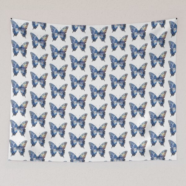 Item preview, Blue Butterfly | Elegant Nature Aesthetic Art designed and sold by Mandayartstudio.