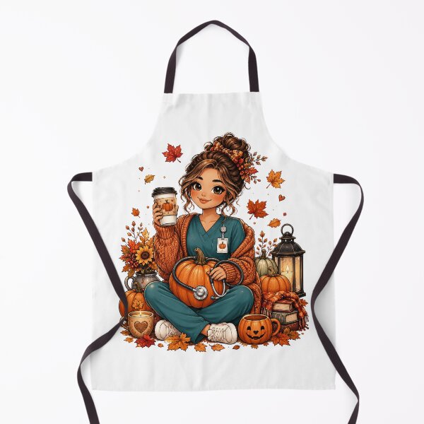 Item preview, Cozy Fall Nurse Pumpkin Tote Bag - Autumn Coffee & Stethoscope Design designed and sold by FestivityFinds.