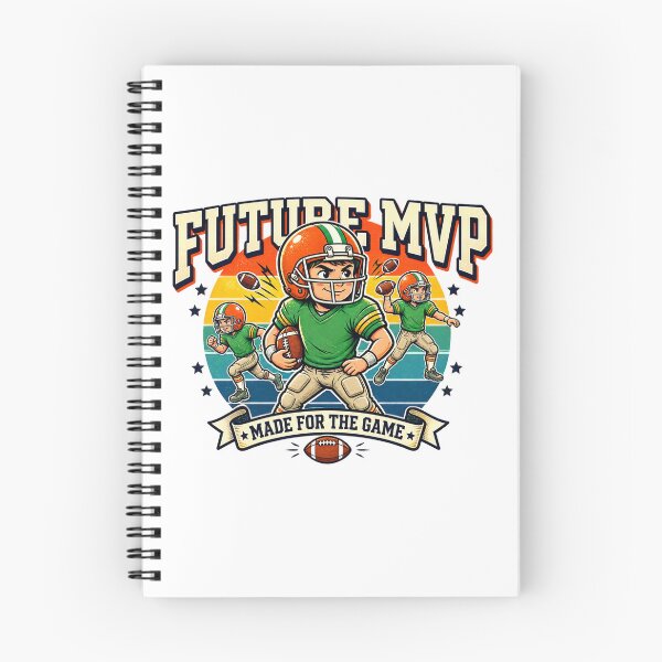 Item preview, Future MVP Cute American Football Kid Retro Vintage Sports Design designed and sold by DIRTYSKETCHH.
