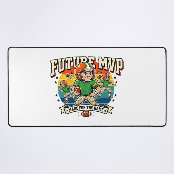 Item preview, Future MVP Cute American Football Kid Retro Vintage Sports Design designed and sold by DIRTYSKETCHH.