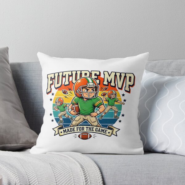 Item preview, Future MVP Cute American Football Kid Retro Vintage Sports Design designed and sold by DIRTYSKETCHH.