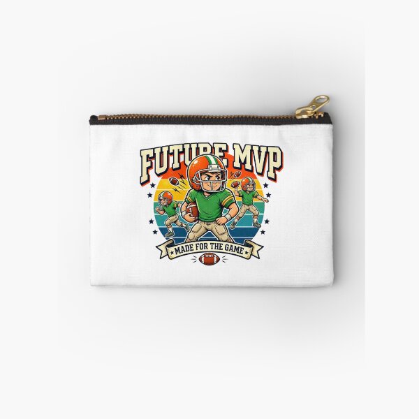 Item preview, Future MVP Cute American Football Kid Retro Vintage Sports Design designed and sold by DIRTYSKETCHH.