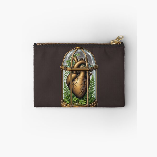 Item preview, Caged Heart Terrarium – Surreal Botanical Anatomy Art designed and sold by RobertArt08.
