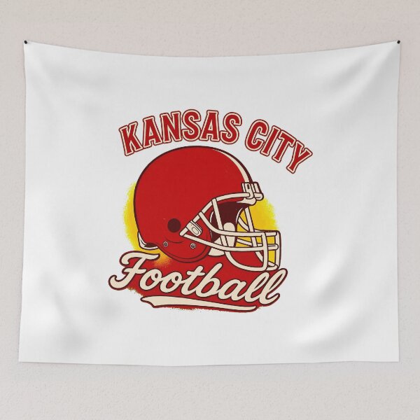 Item preview, Kansas City Retro Football Helmet  designed and sold by vanniBradrick.