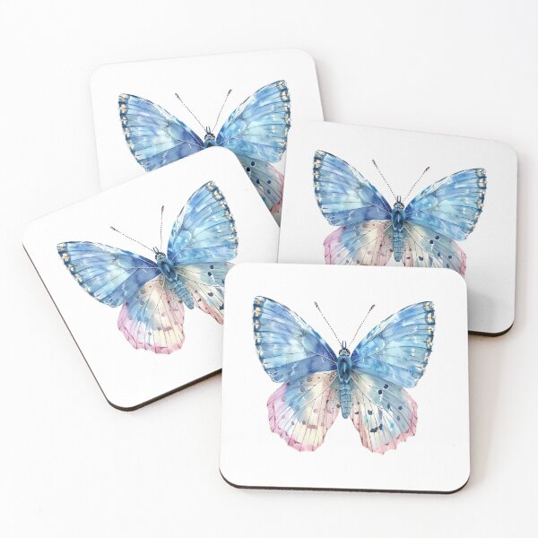 Item preview, Blue Butterfly | Elegant Nature Aesthetic Art designed and sold by Mandayartstudio.