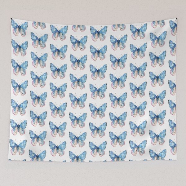 Item preview, Blue Butterfly | Elegant Nature Aesthetic Art designed and sold by Mandayartstudio.