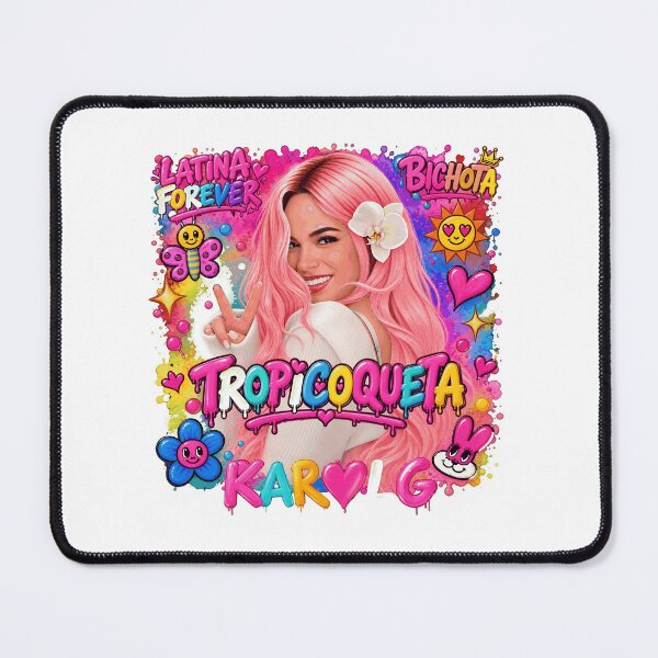Item preview, Vibrant Pink Hair Latina Pop Star  designed and sold by KesarHosaka95.
