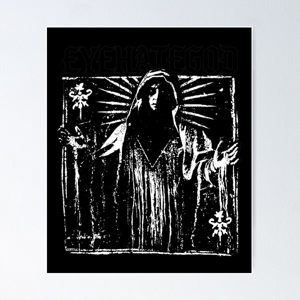 Item preview, EYEHATEGOD Style Dark Robed Figure Art designed and sold by KAMILANDOVAL.