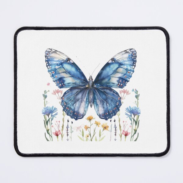 Item preview, Blue Butterfly | Elegant Nature Aesthetic Art designed and sold by Mandayartstudio.