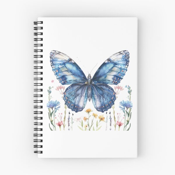 Item preview, Blue Butterfly | Elegant Nature Aesthetic Art designed and sold by Mandayartstudio.