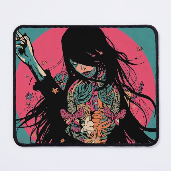 Item preview, Floral Power Woman: Pop Art Goth Poster designed and sold by  Mythical Entanglement.
