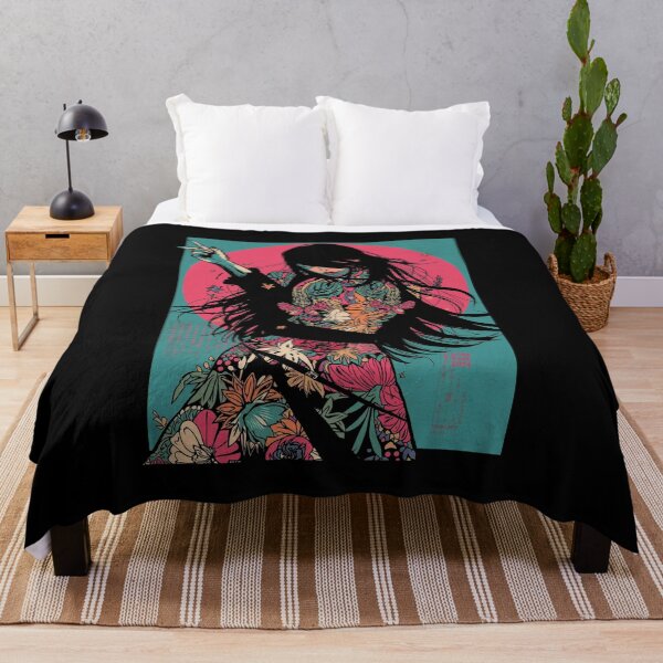 Item preview, Floral Power Woman: Pop Art Goth Poster designed and sold by Mythical Entanglement.