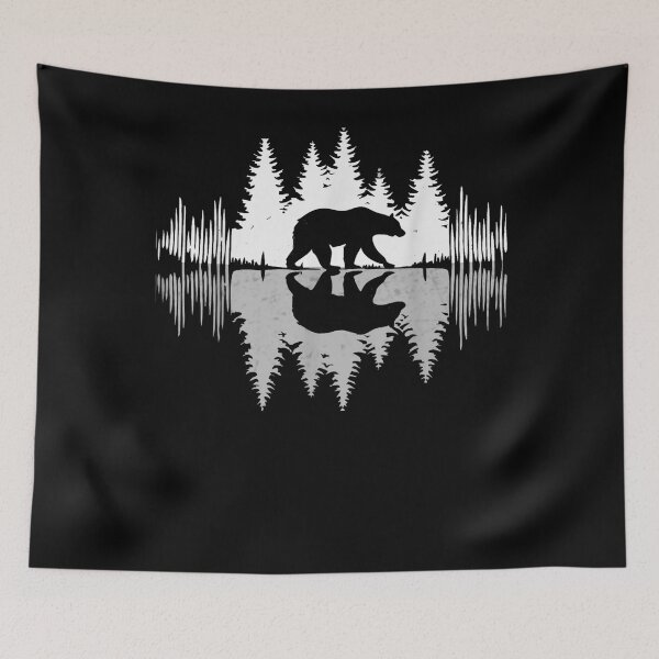 Item preview, Trees Reflection Forest Wildlife Nature Animal Bear Apparel designed and sold by KristenSabol.