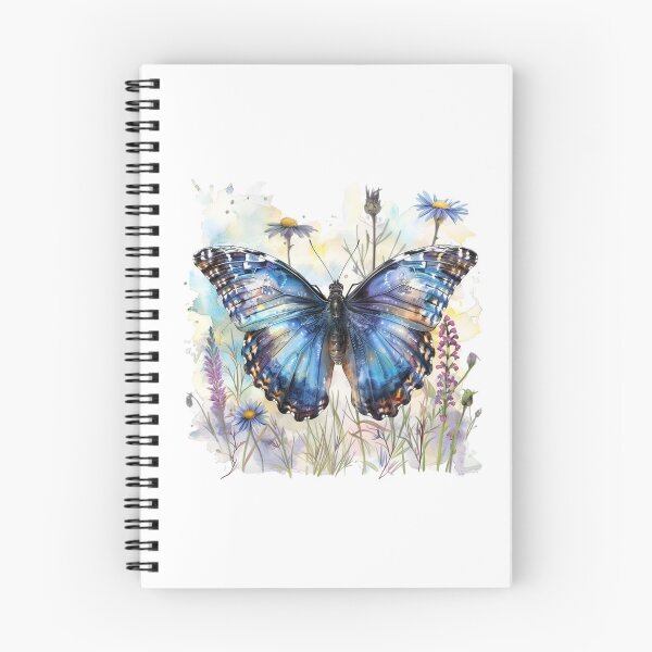 Item preview, Blue Butterfly | Elegant Nature Aesthetic Art designed and sold by Mandayartstudio.