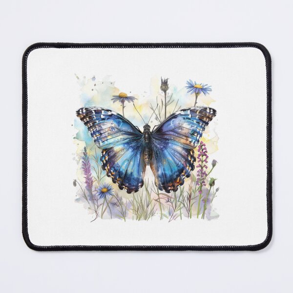 Item preview, Blue Butterfly | Elegant Nature Aesthetic Art designed and sold by Mandayartstudio.