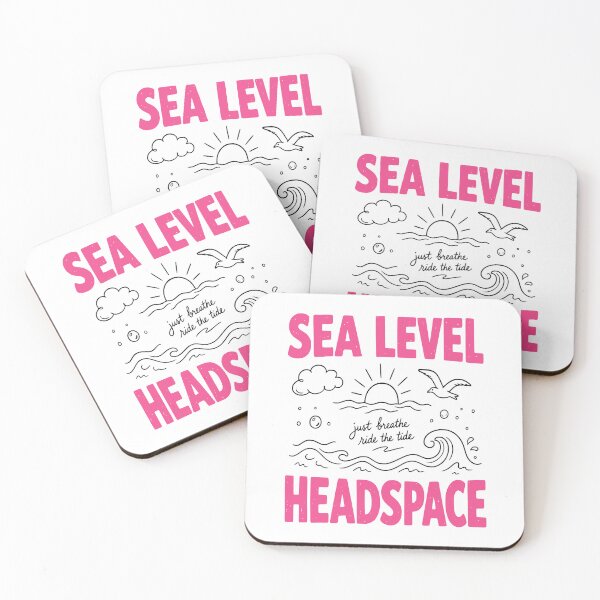 Item preview, Sea Level Headspace Ocean Waves Calm Sunset Design designed and sold by markymaarty.