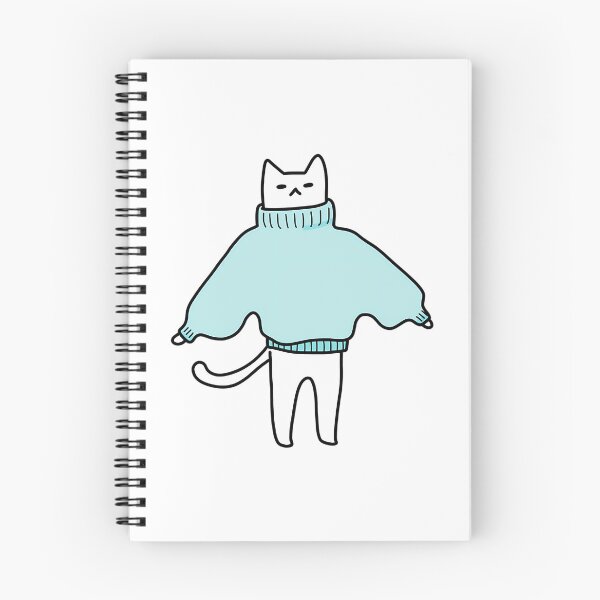 Item preview, Cat Sweater Blue designed and sold by Raniya-Otte.