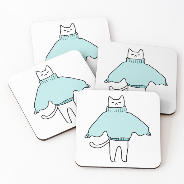 Item preview, Cat Sweater Blue designed and sold by Raniya-Otte.