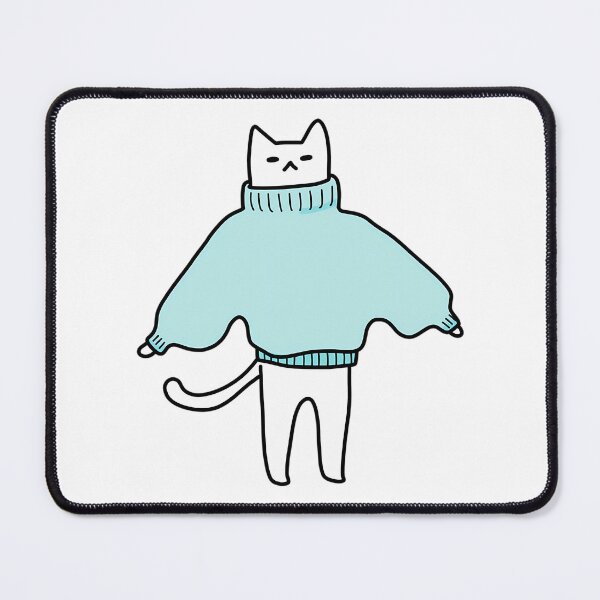 Item preview, Cat Sweater Blue designed and sold by Raniya-Otte.