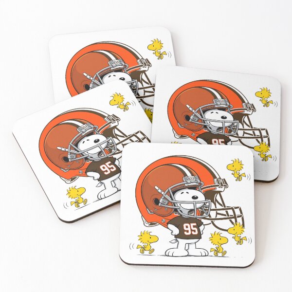 Item preview,  Snoopy And Woodstock Cleveland Browns Football Fan Game Day designed and sold by DamianRoy88.