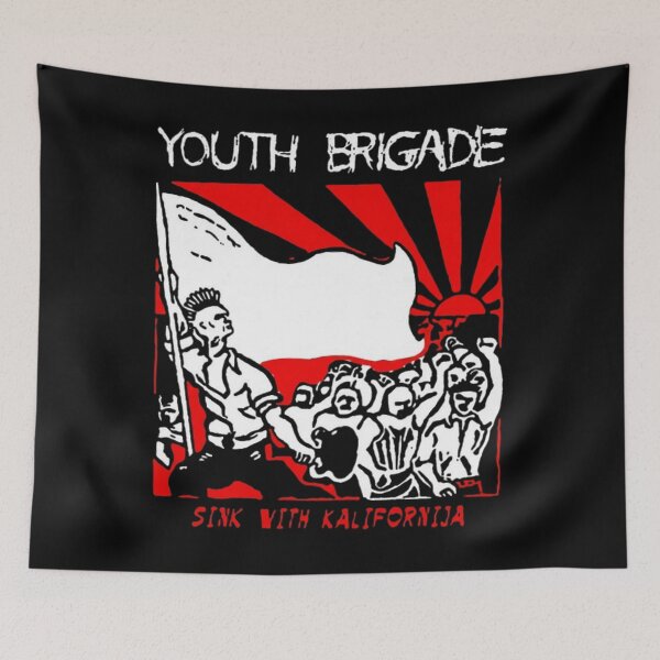 Item preview, red typography skate punk designed and sold by TonyGange8.