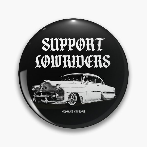 Item preview, 1953 Belair Support Lowriders with text - Lowrider, Kustom, Hot Rod, Muscle Car designed and sold by Elegant Customs.