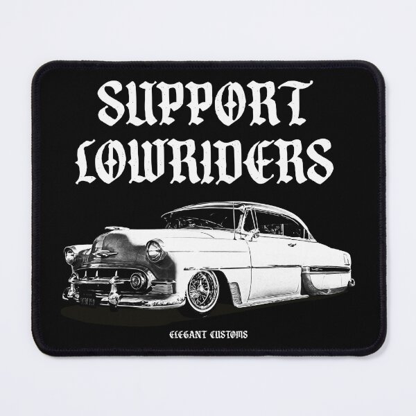 Item preview, 1953 Belair Support Lowriders with text - Lowrider, Kustom, Hot Rod, Muscle Car designed and sold by Elegant Customs.