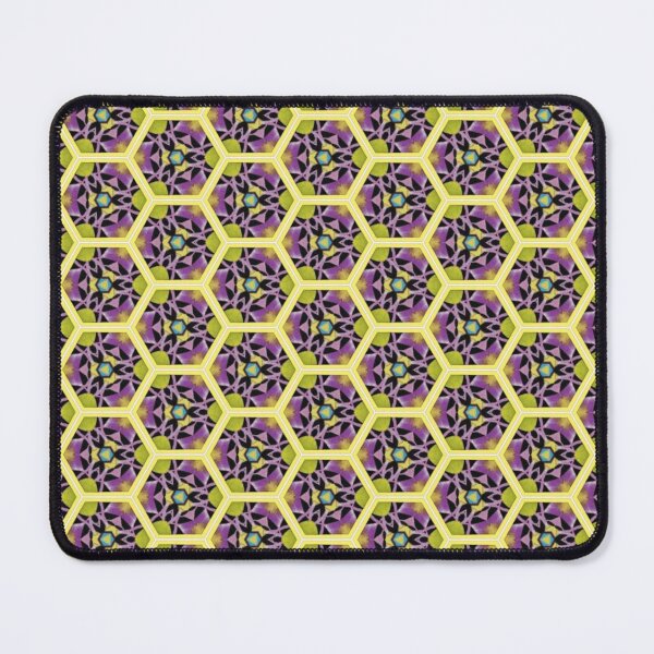 Item preview, Purple Honeycomb Hex Pattern designed and sold by Shy Fractal Designs.