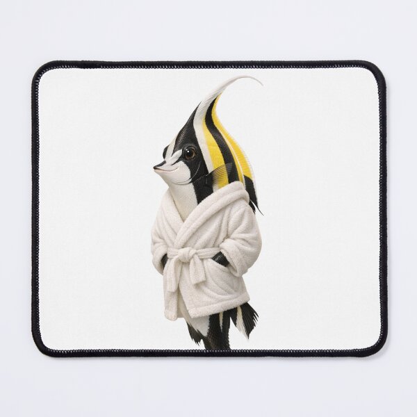 Item preview, Moorish Idol Fluffy Bathrobe designed and sold by Sillytoe.