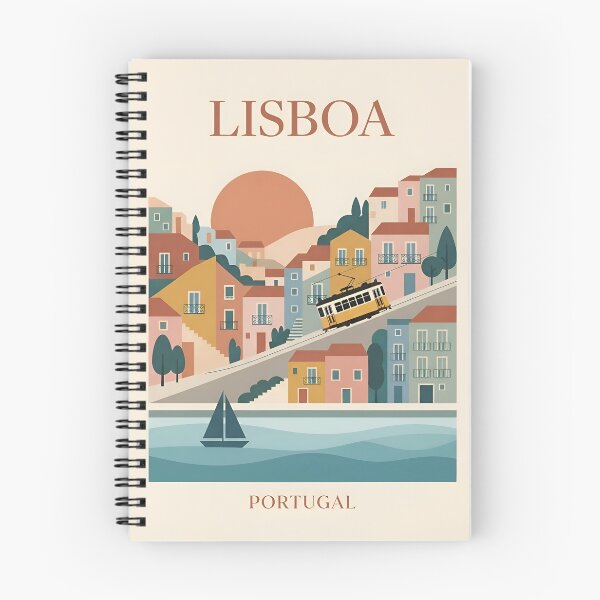 Item preview, Lisbon Portugal Vintage Travel Poster - Minimalist Tram Art Print designed and sold by DuckOddity.